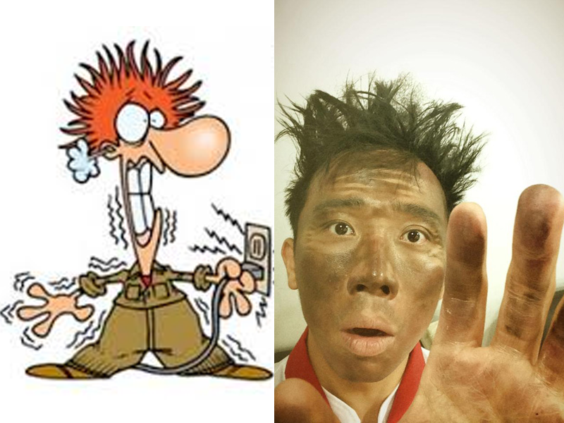 điện giật, sử dụng máy rẻ bị điện giật