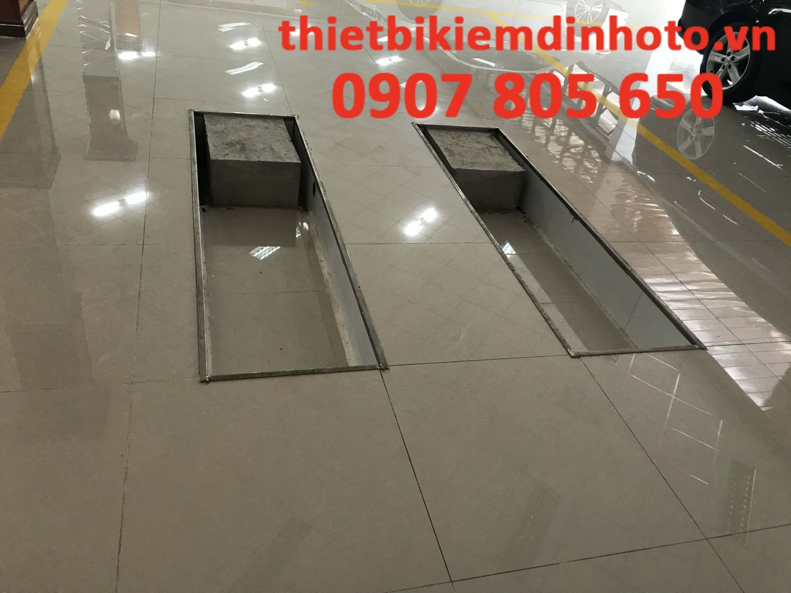 Hình ảnh hoàn thiện móng cầu nâng cắt kéo ERCO 351T