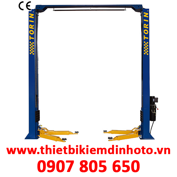 cầu nâng, cầu nâng 2 trụ, bàn nâng, thiết bị nâng hạ, giàn nâng ô tô, QJY230D